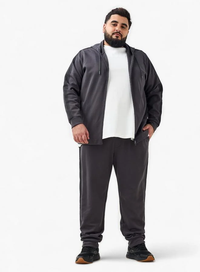 ماكسيم Men Zip-Through Hooded Sweatshirt